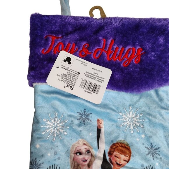 Ruz Disney Frozen Elsa and Anna 18 inch Plush Christmas Stocking - Picture 4 of 5